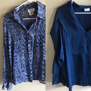 Two silks shirts